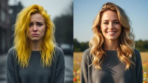 چطور زردی مو را از بین ببریم؟ راهکارهای فوری و حرفه‌ای